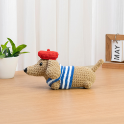 Dachshund with Sweater 