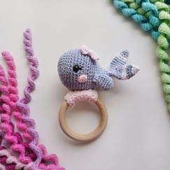 Whale Ring Rattle Crochet Pattern