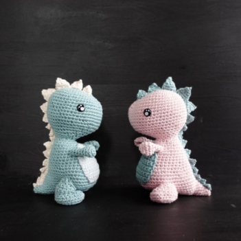 Cutosaurus Rex Dino amigurumi pattern