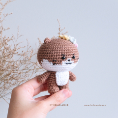 Floral Otter Crochet Pattern amigurumi pattern by Hello Amijo