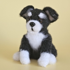 Blacky the little puppy amigurumi pattern by SaphirhaseDesign
