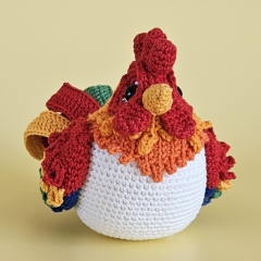 Johann the Fat Rooster  amigurumi pattern by SaphirhaseDesign