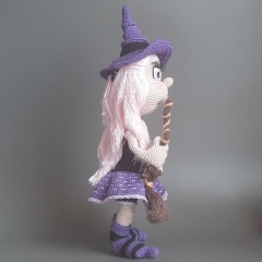 Natascha, the Halloween Witch amigurumi pattern by SaphirhaseDesign