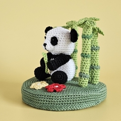 Panda Paul in the Bamboo Forest amigurumi pattern by SaphirhaseDesign