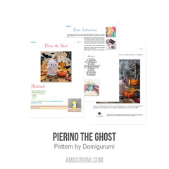 Pierino the Ghost amigurumi pattern by Domigurumi