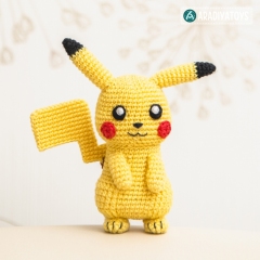 Pikachu ("Pokemon") amigurumi pattern by Unknown